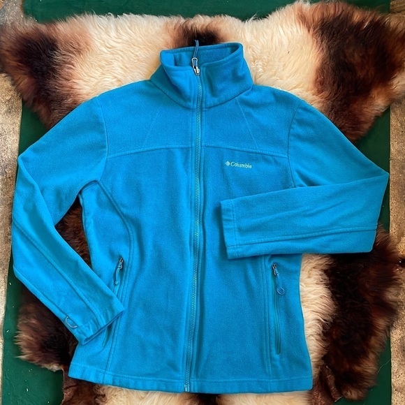Columbia Blue Zip‎ Up Jacket - Picture 1 of 7